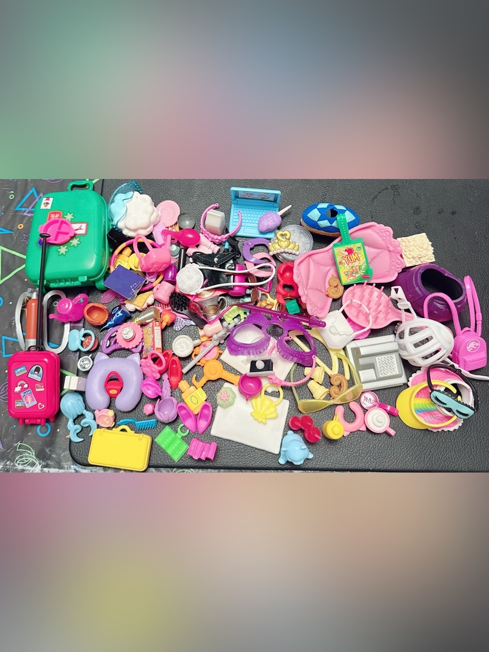 Barbie accessories and off brand Barbie size items